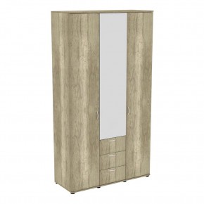 Шкаф с зеркалом Ольга H57_M (ДКМ) в Тарко-Сале - tarko-sale.mebel24.online | фото