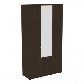 Шкаф с зеркалом Ольга H57_M (Венге) в Тарко-Сале - tarko-sale.mebel24.online | фото