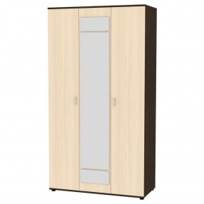 Шкаф с зеркалом "Алиса (H5_M)" ручка скоба (Венге-ДМ) в Тарко-Сале - tarko-sale.mebel24.online | фото