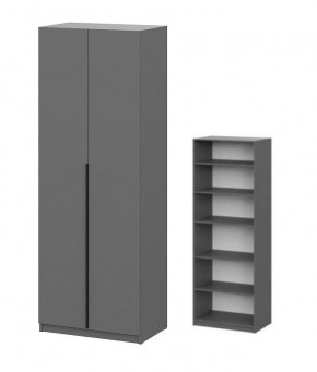 Шкаф ШК-5 + 4 полки (800) Графит в Тарко-Сале - tarko-sale.mebel24.online | фото 1