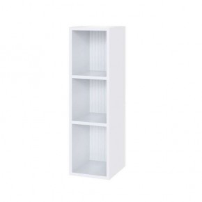 Шкаф Сириния навесной открытый белый/МДФ белый снег в Тарко-Сале - tarko-sale.mebel24.online | фото