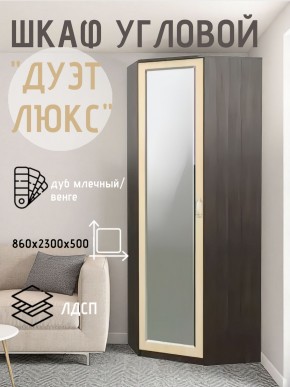 Шкаф угловой Дуэт Люкс с зеркалом в Тарко-Сале - tarko-sale.mebel24.online | фото 5