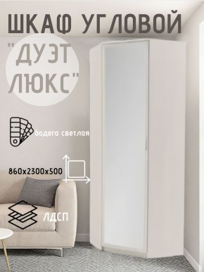 Шкаф угловой Дуэт Люкс с зеркалом в Тарко-Сале - tarko-sale.mebel24.online | фото 6