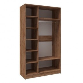 Шкаф Вегас 1200 Дуб крафт табачный/Дуб крафт белый в Тарко-Сале - tarko-sale.mebel24.online | фото 2