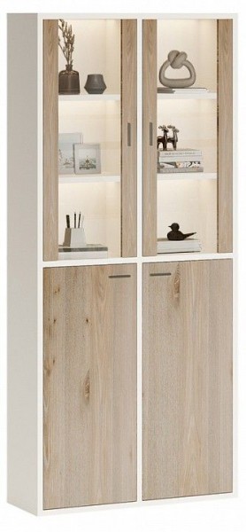 Шкаф-витрина Домино СУ(ш2в2)+2ФС+2ФГ в Тарко-Сале - tarko-sale.mebel24.online | фото 3