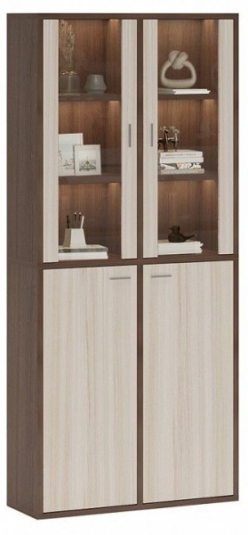 Шкаф-витрина Домино СУ(ш2в2)+2ФС+2ФГ в Тарко-Сале - tarko-sale.mebel24.online | фото 2