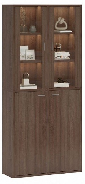 Шкаф-витрина Домино СУ(ш2в2)+2ФС+2ФГ в Тарко-Сале - tarko-sale.mebel24.online | фото 2