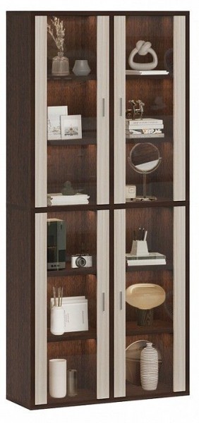 Шкаф-витрина Домино СУ(ш2в2)+4ФС в Тарко-Сале - tarko-sale.mebel24.online | фото 2