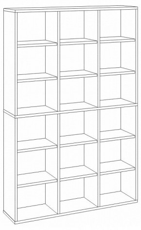 Шкаф-витрина Домино СУ(ш3в2)+4ФГ+2ФС в Тарко-Сале - tarko-sale.mebel24.online | фото 3