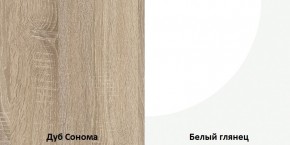 СОФИ Гостиная (модульная) дуб сонома/белый глянец в Тарко-Сале - tarko-sale.mebel24.online | фото 4