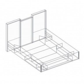 Спальный гарнитур Александрия (модульный) в Тарко-Сале - tarko-sale.mebel24.online | фото 3