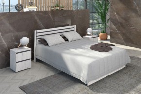 Спальный гарнитур Лиана (Дуб Крафт Белый/Графит) в Тарко-Сале - tarko-sale.mebel24.online | фото