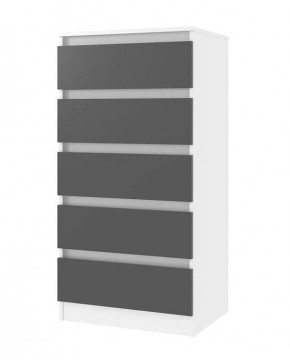 Спальный гарнитур Парус (Белый/Графит) модульный в Тарко-Сале - tarko-sale.mebel24.online | фото 15