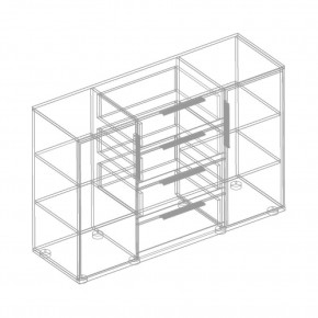 Спальный гарнитур "Лео" (модульный) в Тарко-Сале - tarko-sale.mebel24.online | фото 28