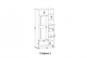СТЕФАНИ-2 Шкаф в Тарко-Сале - tarko-sale.mebel24.online | фото 2