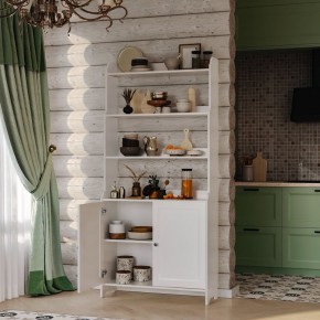 Стеллаж 20 Вествик, массив сосны, цвет белый в Тарко-Сале - tarko-sale.mebel24.online | фото 4