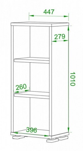 Стеллаж Домино ПУ-10-1 в Тарко-Сале - tarko-sale.mebel24.online | фото 2