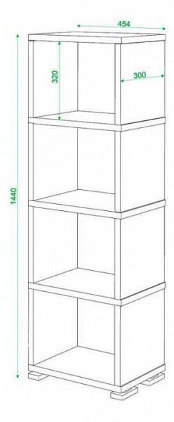 Стеллаж Домино СБ-15/4 в Тарко-Сале - tarko-sale.mebel24.online | фото 3