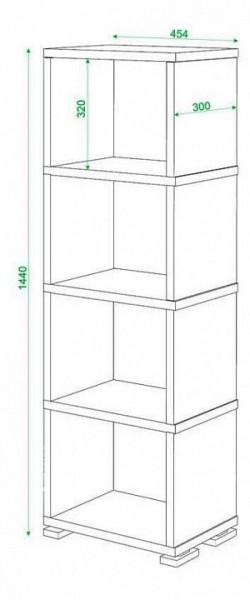 Стеллаж Домино СБ-15/4 в Тарко-Сале - tarko-sale.mebel24.online | фото 3