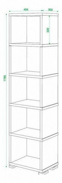 Стеллаж Домино СБ-15/5 в Тарко-Сале - tarko-sale.mebel24.online | фото 3