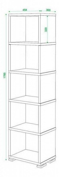 Стеллаж Домино СБ-15/5 в Тарко-Сале - tarko-sale.mebel24.online | фото 3