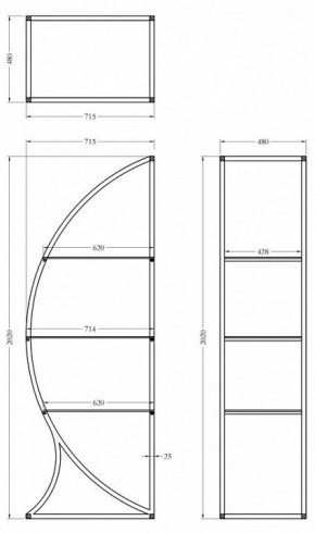 Стеллаж KFG087 в Тарко-Сале - tarko-sale.mebel24.online | фото 6