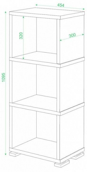 Стеллаж-колонка Домино СБ-15/3 в Тарко-Сале - tarko-sale.mebel24.online | фото 2