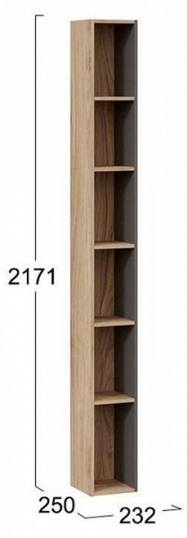 Стеллаж-колонка Порто ТД-393.07.25 в Тарко-Сале - tarko-sale.mebel24.online | фото 3