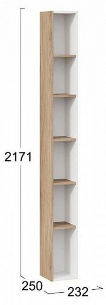 Стеллаж-колонка Порто ТД-393.07.25 в Тарко-Сале - tarko-sale.mebel24.online | фото 5