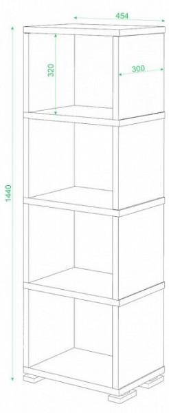 Стеллаж-колонка СБ-15/4 в Тарко-Сале - tarko-sale.mebel24.online | фото 2
