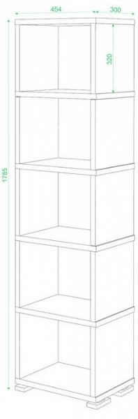 Стеллаж-колонка СБ-15/5 в Тарко-Сале - tarko-sale.mebel24.online | фото 2