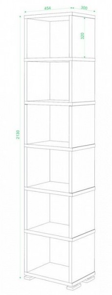 Стеллаж-колонка СБ-15/6 в Тарко-Сале - tarko-sale.mebel24.online | фото 2