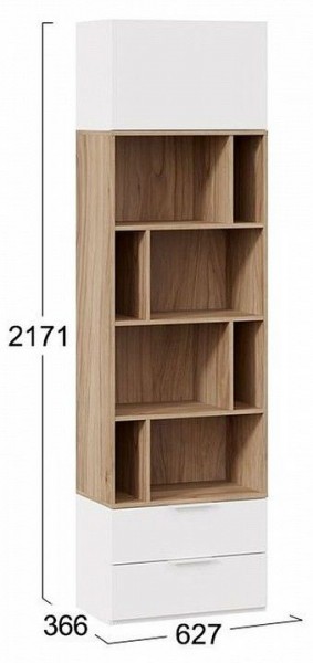 Стеллаж комбинированный Порто Исп. 2 ТД-393.07.20 в Тарко-Сале - tarko-sale.mebel24.online | фото 5