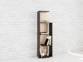 Стеллаж Ромео-6 Дуб молочный/Венге в Тарко-Сале - tarko-sale.mebel24.online | фото