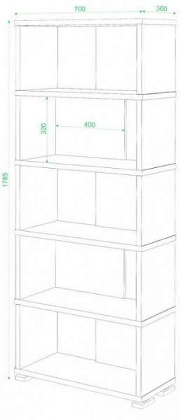 Стеллаж СБ-10/5 в Тарко-Сале - tarko-sale.mebel24.online | фото 2