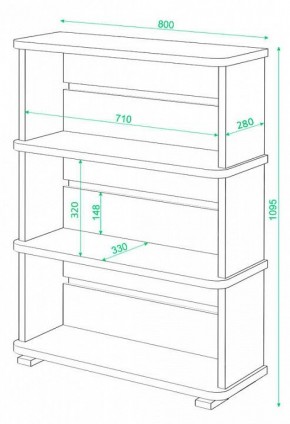 Стеллаж СБ-25/3 в Тарко-Сале - tarko-sale.mebel24.online | фото 2