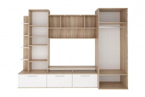 Стенка Денвер (СТЛ.151.01) Дуб сонома/Белый в Тарко-Сале - tarko-sale.mebel24.online | фото 2