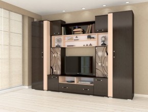Стенка Оскар-18-1 венге-дуб молочный в Тарко-Сале - tarko-sale.mebel24.online | фото