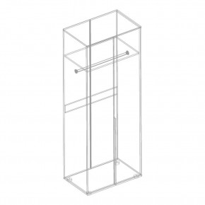СТИЛ Шкаф 2-ств для одежды в Тарко-Сале - tarko-sale.mebel24.online | фото 2