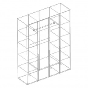СТИЛ Шкаф 4-ств для одежды в Тарко-Сале - tarko-sale.mebel24.online | фото 2