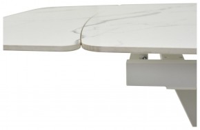 Стол ALATRI 120 GLOSS STATUARIO WHITE SOLID CERAMIC / WHITE, ®DISAUR в Тарко-Сале - tarko-sale.mebel24.online | фото 3