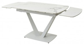 Стол ALATRI 120 GLOSS STATUARIO WHITE SOLID CERAMIC / WHITE, ®DISAUR в Тарко-Сале - tarko-sale.mebel24.online | фото 9
