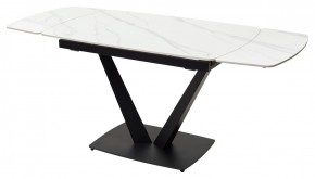 Стол ALATRI 120 MATT WHITE MARBLE SOLID CERAMIC / BLACK, ®DISAUR в Тарко-Сале - tarko-sale.mebel24.online | фото 10