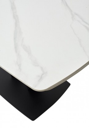 Стол ALATRI 120 MATT WHITE MARBLE SOLID CERAMIC / BLACK, ®DISAUR в Тарко-Сале - tarko-sale.mebel24.online | фото 11