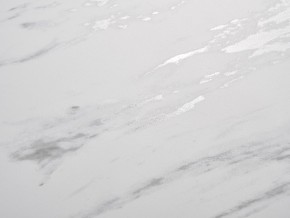 Стол BELLUNO 160 MARBLES KL-99 Белый мрамор матовый, итальянская керамика/ белый каркас, ®DISAUR в Тарко-Сале - tarko-sale.mebel24.online | фото 3