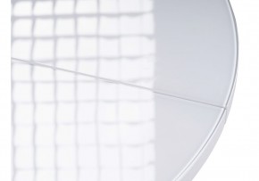 Стол стеклянный Бетина 100(130)х100х75 черный / белый в Тарко-Сале - tarko-sale.mebel24.online | фото 1