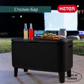 Стол Беви Бар (Bevy Bar Large Cool Bar), коричневый в Тарко-Сале - tarko-sale.mebel24.online | фото 4
