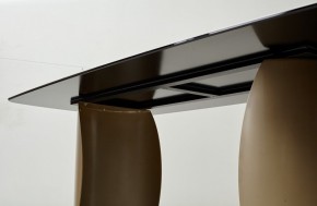Стол BRONTE 220 KL-188 Контрастный мрамор матовый, итальянская керамика/ Шампань, ®DISAUR в Тарко-Сале - tarko-sale.mebel24.online | фото 6