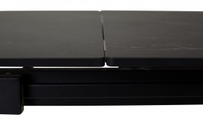 Стол CORNER 120 MATT BLACK MARBLE SOLID CERAMIC / BLACK, ®DISAUR в Тарко-Сале - tarko-sale.mebel24.online | фото 1