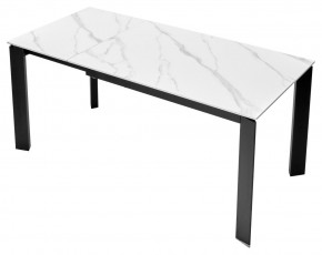 Стол CORNER 120 MATT WHITE MARBLE SOLID CERAMIC / BLACK, ®DISAUR в Тарко-Сале - tarko-sale.mebel24.online | фото 7